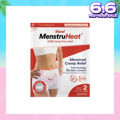 BLOOD MenstruHeat Menstrual Cramp Relief 2 Pieces