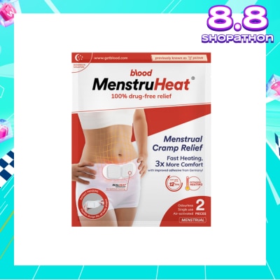 BLOOD MenstruHeat Menstrual Cramp Relief 2 Pieces