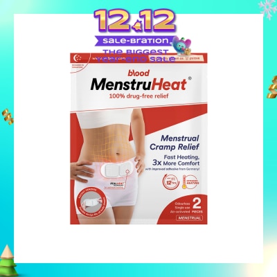 BLOOD MenstruHeat Menstrual Cramp Relief 2 Pieces