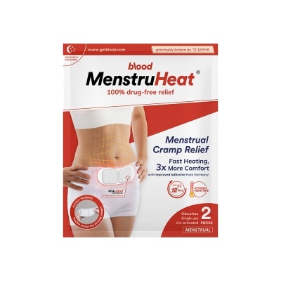BLOOD MenstruHeat Menstrual Cramp Relief 2 Pieces