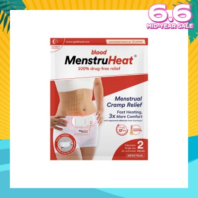 BLOOD MenstruHeat Menstrual Cramp Relief 2 Pieces