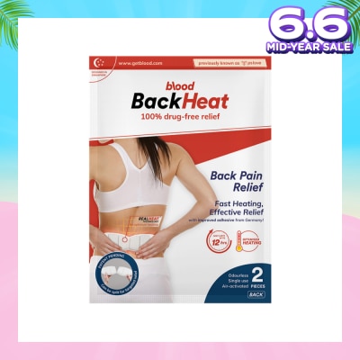 BLOOD BackHeat Back Pain Relief 2s