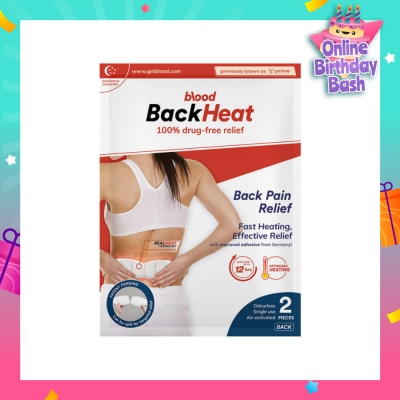 BLOOD BackHeat Back Pain Relief 2s
