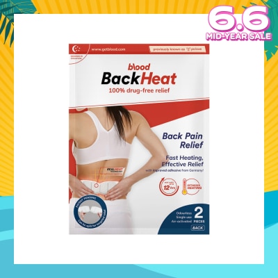 BLOOD BackHeat Back Pain Relief 2s