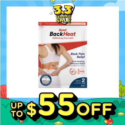 BLOOD BackHeat Back Pain Relief 2s