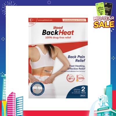 BLOOD BackHeat Back Pain Relief 2s
