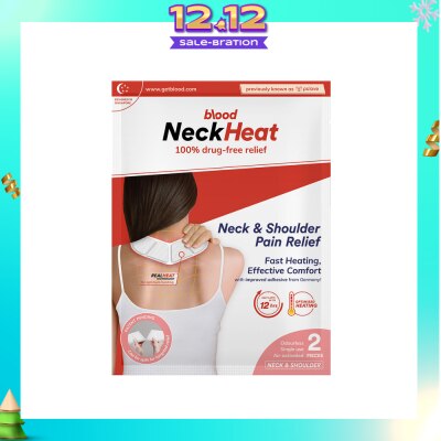 BLOOD NeckHeat Neck and Shoulder Pain Relief 2 Pieces