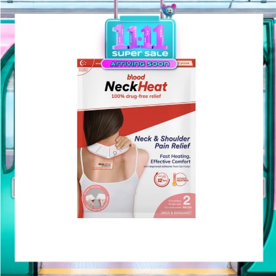 BLOOD NeckHeat Neck and Shoulder Pain Relief 2 Pieces image