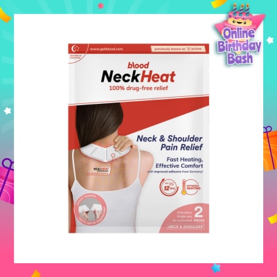BLOOD NeckHeat Neck and Shoulder Pain Relief 2 Pieces