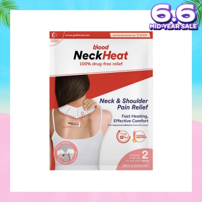 BLOOD NeckHeat Neck and Shoulder Pain Relief 2 Pieces