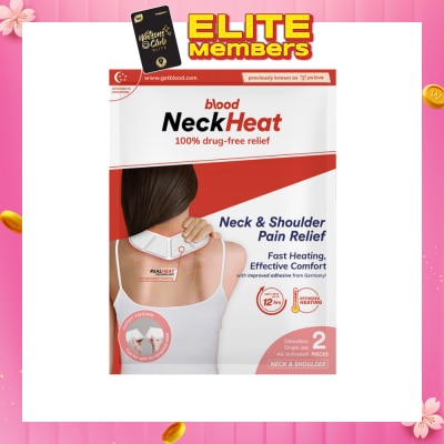 BLOOD NeckHeat Neck and Shoulder Pain Relief 2 Pieces
