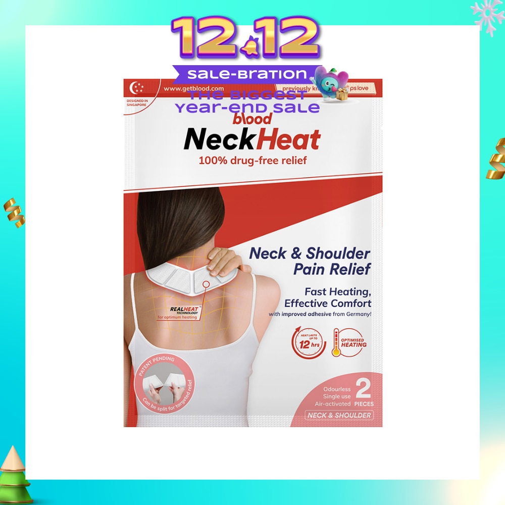 NeckHeat Neck and Shoulder Pain Relief 2 Pieces