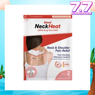 BLOOD NeckHeat Neck and Shoulder Pain Relief 2 Pieces