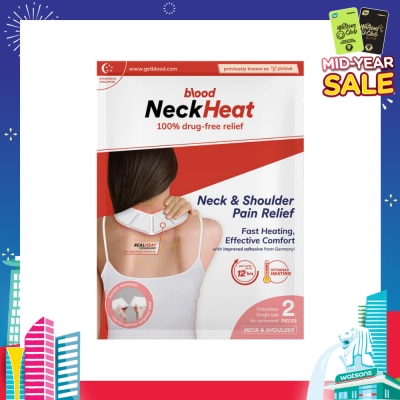 BLOOD NeckHeat Neck and Shoulder Pain Relief 2 Pieces
