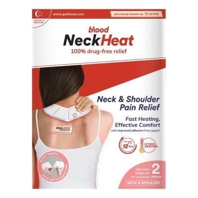 BLOOD NeckHeat Neck and Shoulder Pain Relief 2 Pieces