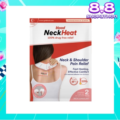 BLOOD NeckHeat Neck and Shoulder Pain Relief 2 Pieces