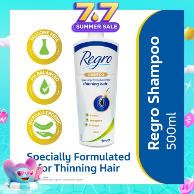REGRO - Specially Formulated For Thinning Hair Shampoo 500ml