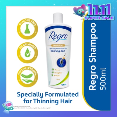 REGRO Specially Formulated For Thinning Hair Shampoo 500ml