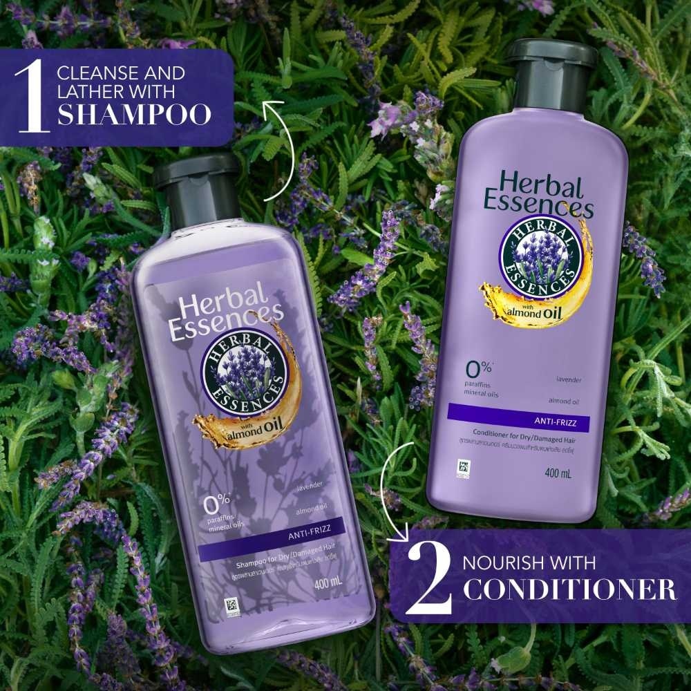Anti-Frizz Shampoo Lavender & Almond Oil 400ml