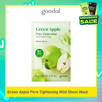 GOODAL Green Apple Pore Tightening Mild Sheet Mask 1s
