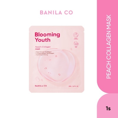 BANILA CO Blooming Youth Peach-Collagen Mask 1s