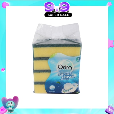 ORITA - Kitchen Sponge (Scrubs even the toughest Stains and Grime) 4s image