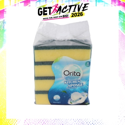 ORITA - Kitchen Sponge (Scrubs even the toughest Stains and Grime) 4s image
