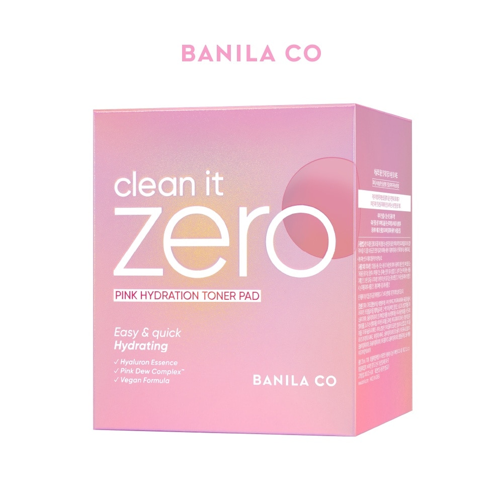 Clean It Zero Pink Hydration Toner Pad 70s