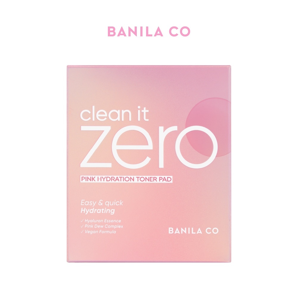 Clean It Zero Pink Hydration Toner Pad 70s