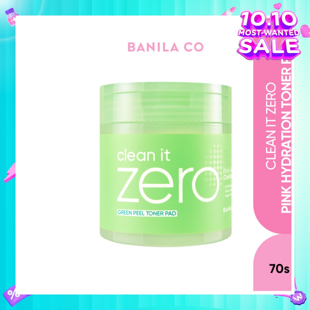 Clean It Zero Green Peel Toner Pad 70s