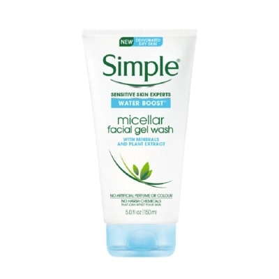 SIMPLE Water Boost Micellar Facial Gel Wash150ml