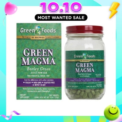 KORDEL'S GREEN MAGMA® Barley Grass Powder Juice Tablet 500s (Expiry: Apr`2027) image