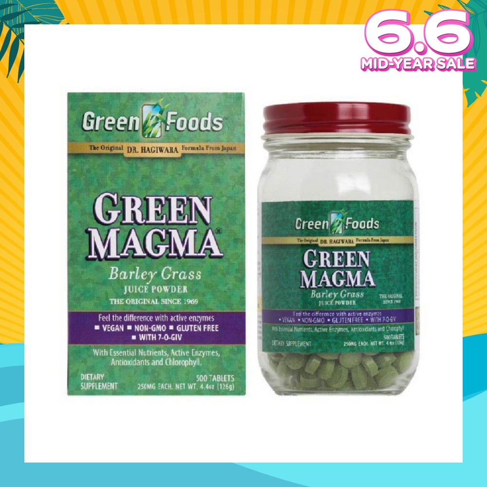 GREEN MAGMA®  Barley Grass Powder Juice Tablet 500s