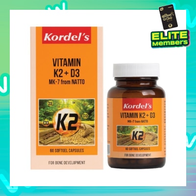KORDEL'S Vitamin K2 + D3 60s