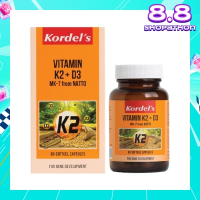 KORDEL'S Vitamin K2 + D3 60s