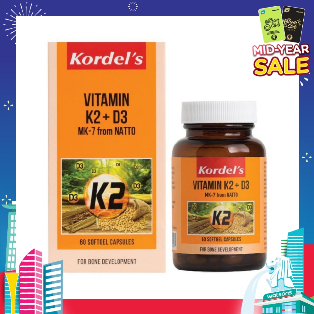 Vitamin K2 + D3 60s