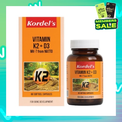 KORDEL'S Vitamin K2 + D3 60s