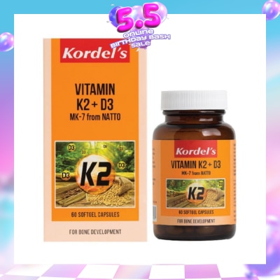 KORDEL'S - Vitamin K2 + D3 60s