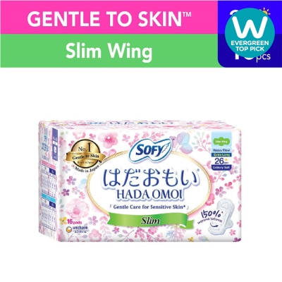 SOFY Hadaomoi Day Slim Wing 26cm 16 Pieces image