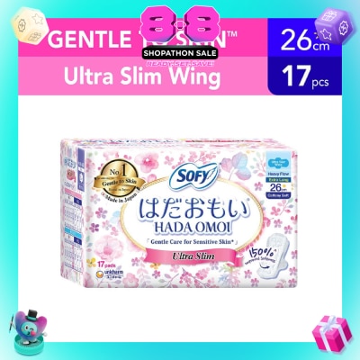 SOFY - Hadaomoi Day Ultra Slim Wing 26cm 17s