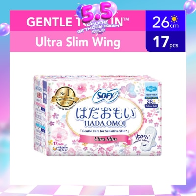 SOFY - Hadaomoi Day Ultra Slim Wing 26cm 17s