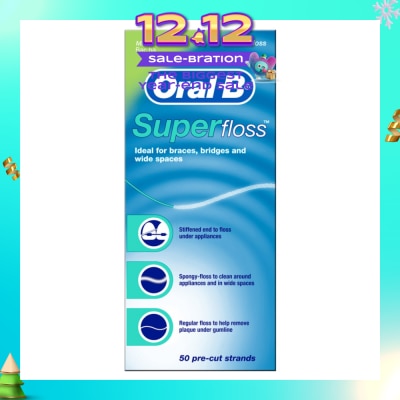 ORAL-B Super Floss Dental Floss 50m x 1s