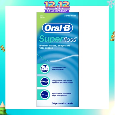 ORAL-B Super Floss Dental Floss 50m x 1s