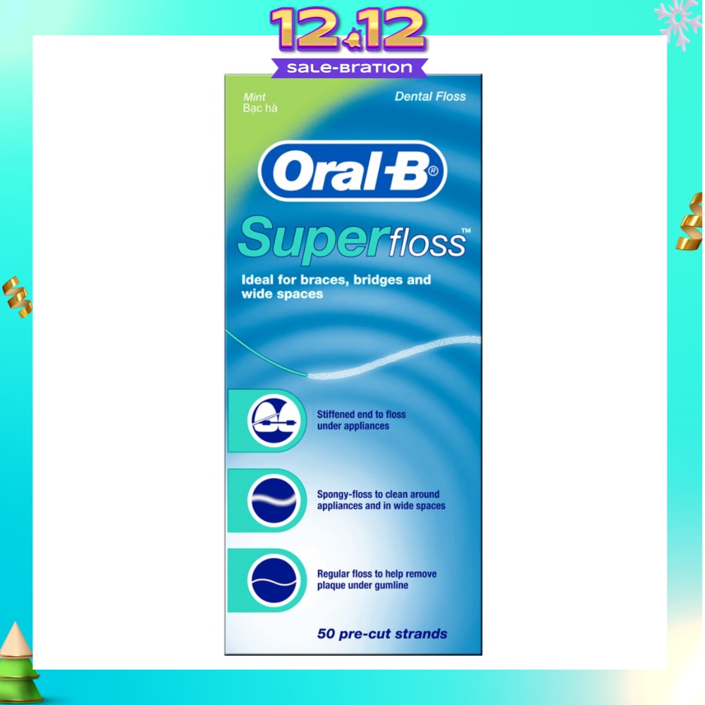 Super Floss Dental Floss 50m x 1s