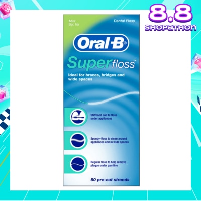ORAL-B Super Floss Dental Floss 50m x 1s