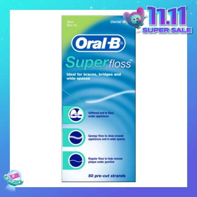 ORAL-B Super Floss Dental Floss 50m x 1s
