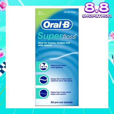 ORAL-B Super Floss Dental Floss 50m x 1s