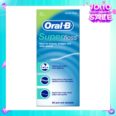ORAL-B Super Floss Dental Floss 50m x 1s