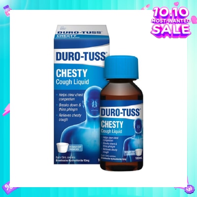 DURO-TUSS Chesty Cough Liquid (Clear Chest Congestion & Remove Excessive Phlegm) 100ml