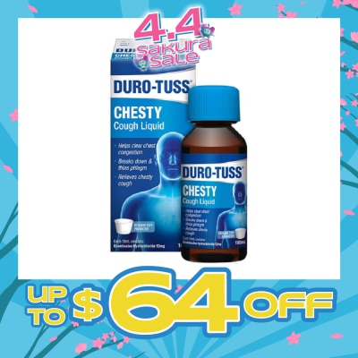 DURO-TUSS - Chesty Cough Liquid (Clear Chest Congestion & Remove Excessive Phlegm) 100ml